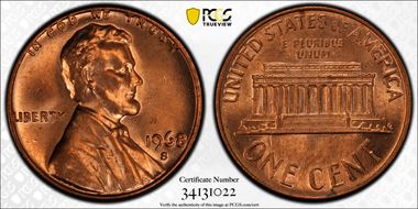 1968-S 1C MS65RD