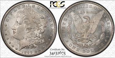 1895-S $1 MS63+