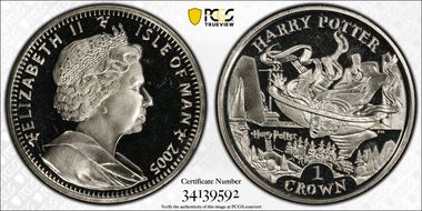 2005 Crown Discovering the Pensieve CuNi Harry Potter MS66