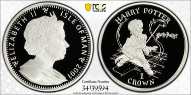 2001 Crown Harry with Magic Wand/Ag KM-1087a PR69