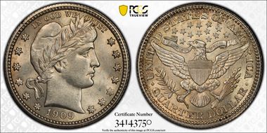1909 25C MS62