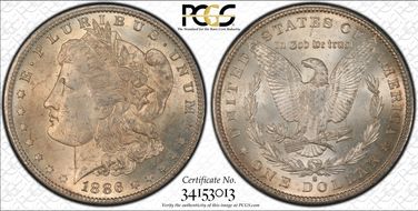 1886-S $1 MS64