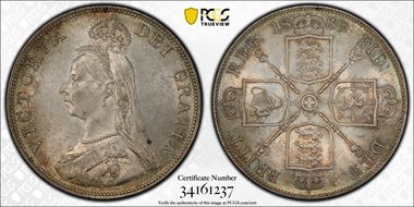 1889 Dbl Fl S-3923 MS62