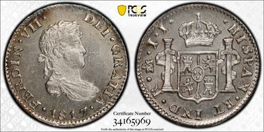 1817-Mo JJ 1/2 R Calico-406 MS63