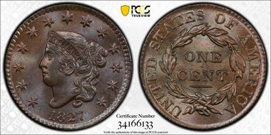 1827 1C MS65BN