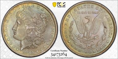 1885-O $1 MS65
