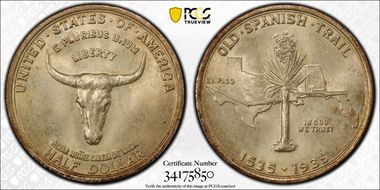 1935 50C Spanish Trail MS67