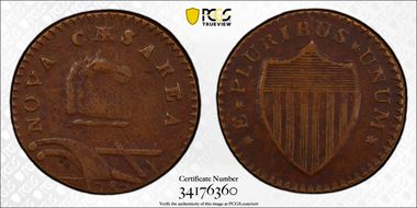 1787 NJ 1/2P U over S, Maris 55-m VF35BN