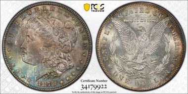 1878 7TF $1 Reverse of 1878 MS64