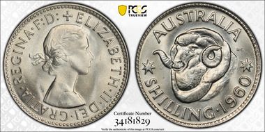 1960(m) Shil KM-59  Ag MS67