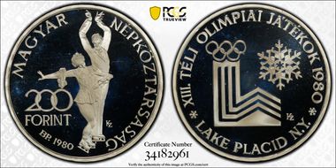 1980 200 Frt Winter Olympics PR68DCAM