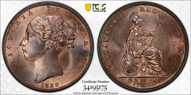 1839 1/4D S-3950 MS64RB