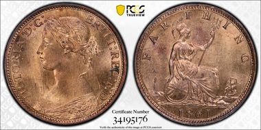 1861 1/4D S-3958 MS65RB