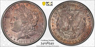1895-O $1 AU53