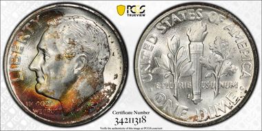 1953-S 10C MS67
