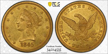 1845-O $10 MS61