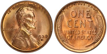 1938-S 1C MS66RD
