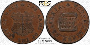 (c.1790) Tk 1/2D DH-66a Somersetshire, Bath AU58BN