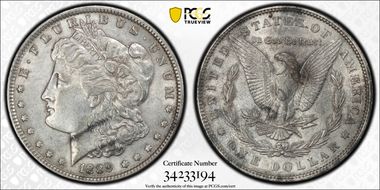 1889 $1 AU53
