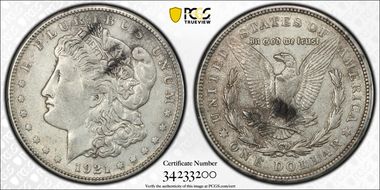 1921-S $1 XF45