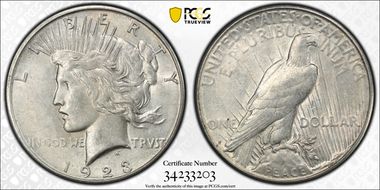 1923-S $1 AU53