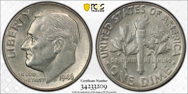 1946 10C AU55