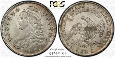 1809 50C O-111a, III Edge AU55