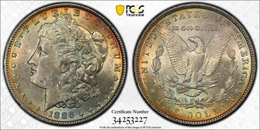 1886 $1 MS64