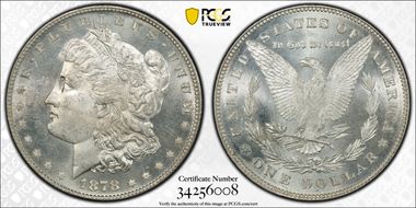 1878 7/8TF $1 Strong, VAM 38, 7/5 N1