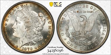 1879-S $1 MS65