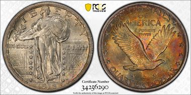 1918 25C MS62