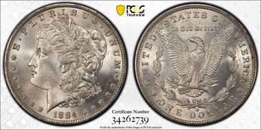 1884-O $1 MS63