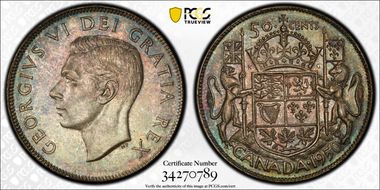 1950 50C Full Design in 0 MS65