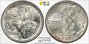 1925 50C Stone Mountain MS64