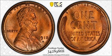 1915-D 1C MS66+ RD