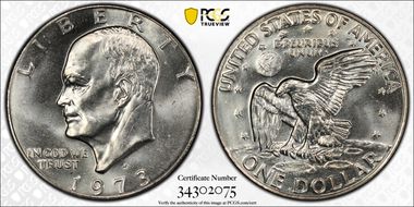 1973-D $1 MS66+