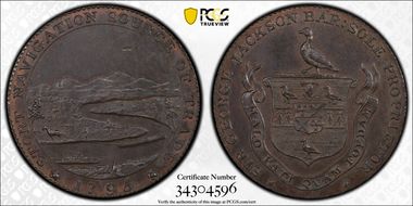 1795 Tk 1/2D DH-4 Hertfordshire, Stortford MS63BN