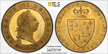 1791 P Guin WR-107 Restrike PR62