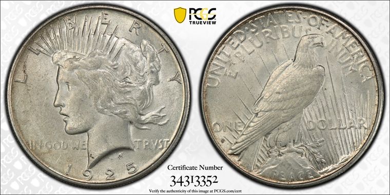 Cert 34313352 - Coin Image