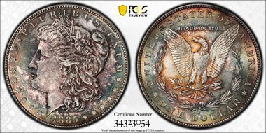 1885-S $1 MS62