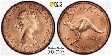 1960 Y. (p) 1D PR66RD
