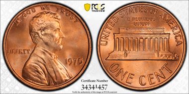 1975 1C MS67+ RD