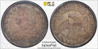 1829 50C AU58