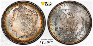 1890-S $1 MS64