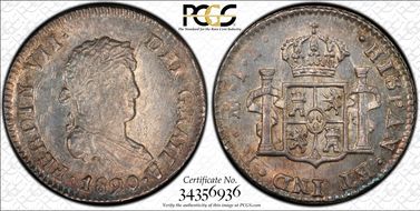 1820-Mo JJ 1/2 R Calico-411 MS64