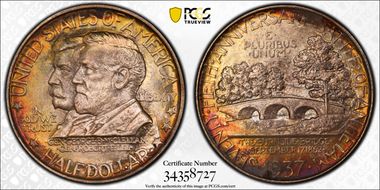 1937 50C Antietam MS67