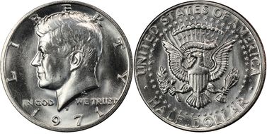 1971-D 50C DDO, FS-101 MS66