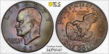 1977 $1 MS66