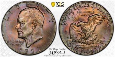 1977 $1 MS66+