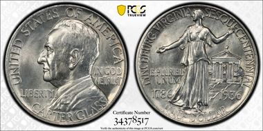 1936 50C Lynchburg MS63